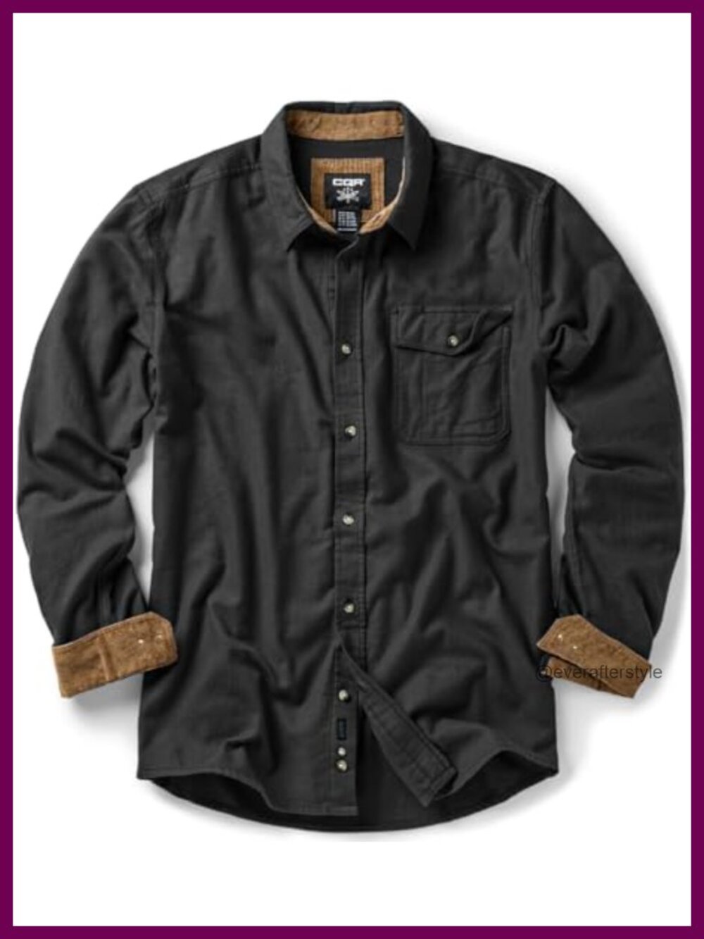 Men's 100% Cotton Button Down Flannel Shirt Long Sleeve Plaid Casual
